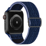 สายไนลอนลาย W สำหรับ Apple Watch Series, 7 41mm / 6&SE&5&4 40mm / 3&2&1 38mm, 7 45mm / 6&SE&5&4 44mm / 3&2&1 42mm