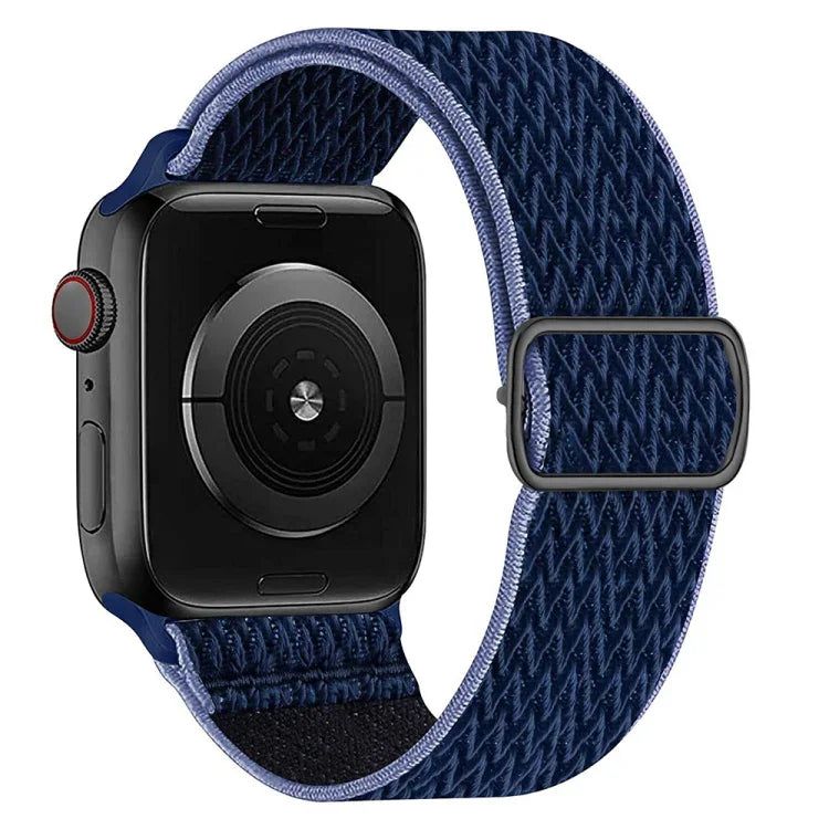 สายไนลอนลาย W สำหรับ Apple Watch Series, 7 41mm / 6&SE&5&4 40mm / 3&2&1 38mm, 7 45mm / 6&SE&5&4 44mm / 3&2&1 42mm