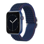 สายไนลอนลาย W สำหรับ Apple Watch Series, 7 41mm / 6&SE&5&4 40mm / 3&2&1 38mm, 7 45mm / 6&SE&5&4 44mm / 3&2&1 42mm