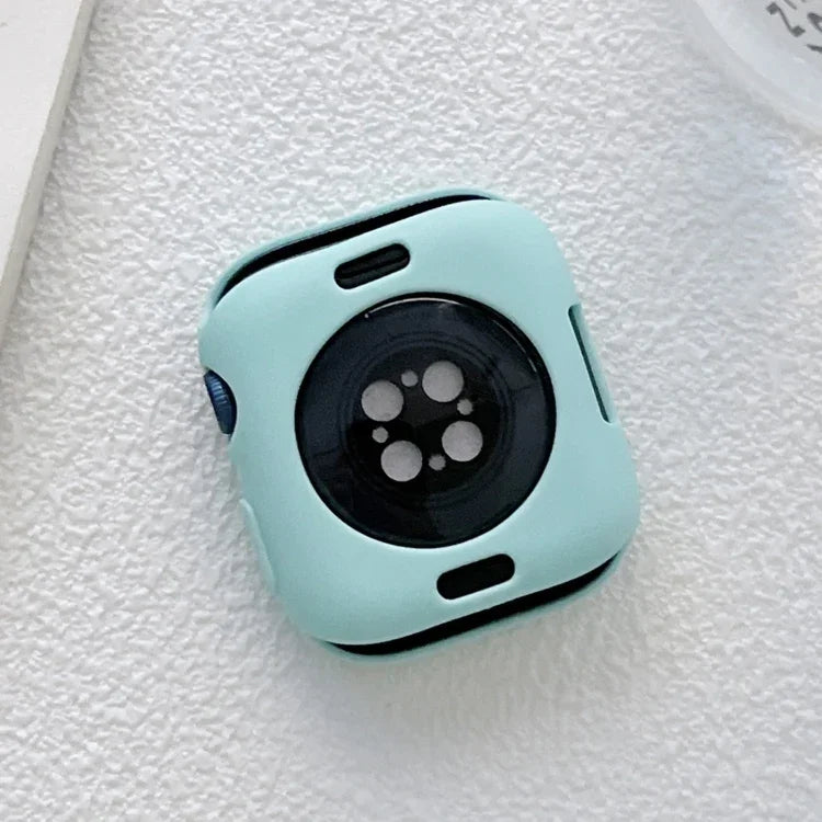 เคส TPU สีลูกกวาด สำหรับ Apple Watch Series 9 / 8 / 7 41mm, สำหรับ Apple Watch Series 9 / 8 / 7 45mm