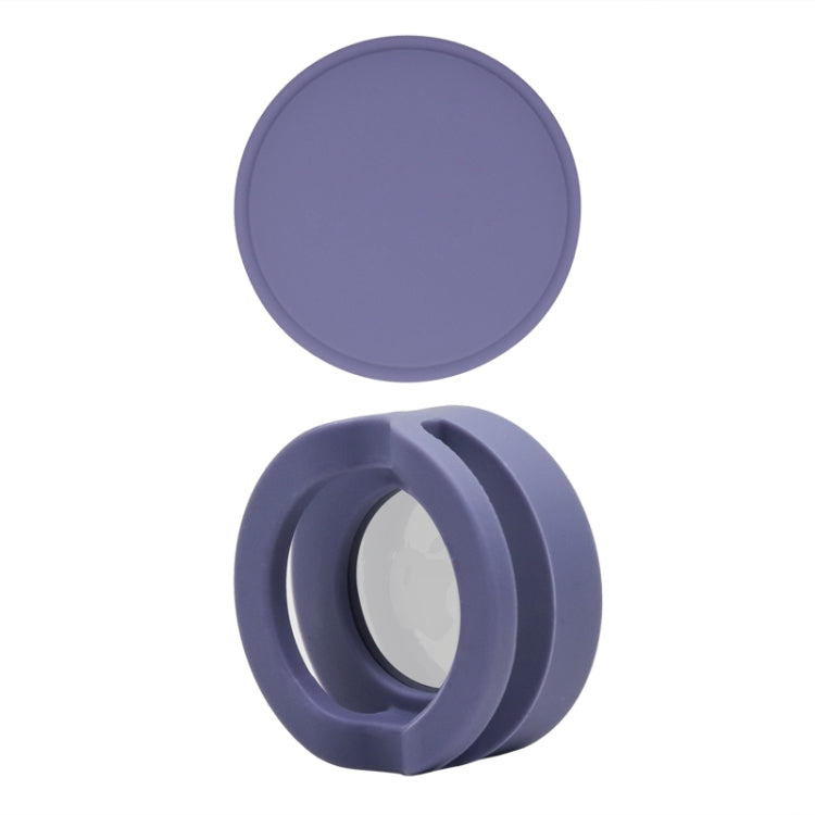 Pet Collar Anti-scratch Shockproof Silicone Case For AirTag 2nd Gen / AirTag 1st Gen, 35.9x35.9x19.2mm, 34.1x34.1x18.2mm