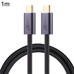 สายข้อมูลถัก USB 2.0 USB-C / Type-C ตัวผู้ถึงตัวผู้ 140W, 1 ม., 1.5 ม., 2 ม.