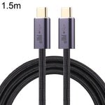 สายข้อมูลถัก USB 2.0 USB-C / Type-C ตัวผู้ถึงตัวผู้ 140W, 1 ม., 1.5 ม., 2 ม.