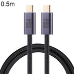 สายข้อมูลถัก USB 4 USB-C / Type-C ตัวผู้ถึงตัวผู้ 20Gbps, 0.5 ม., 1 ม., 1.5 ม., 2 ม., 3 ม.