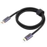 สายข้อมูลถัก USB 4 USB-C / Type-C ตัวผู้ถึงตัวผู้ 20Gbps, 0.5 ม., 1 ม., 1.5 ม., 2 ม., 3 ม.