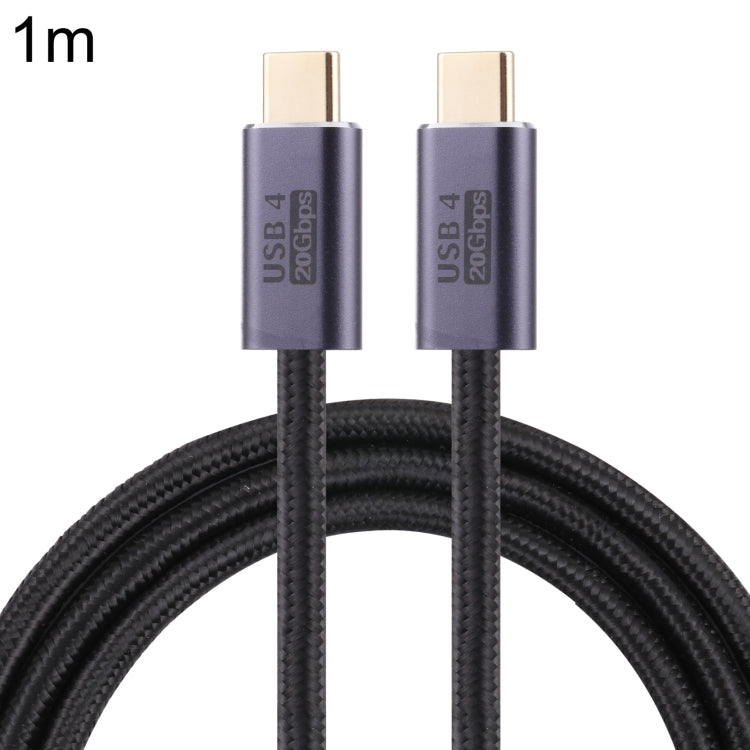สายข้อมูลถัก USB 4 USB-C / Type-C ตัวผู้ถึงตัวผู้ 20Gbps, 0.5 ม., 1 ม., 1.5 ม., 2 ม., 3 ม.