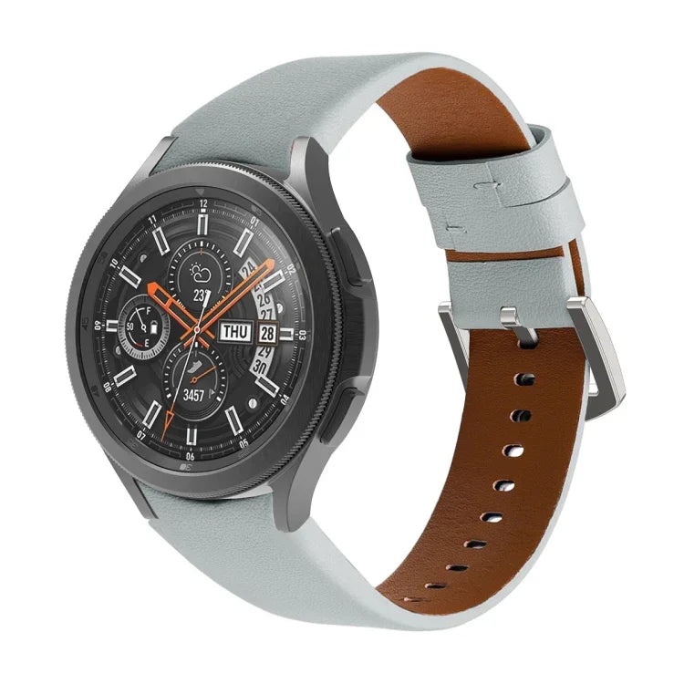 สายรัดนาฬิกาหนังแท้ สำหรับ Samsung Galaxy Watch4 40 มม. / 44 มม.