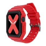 สายรัดข้อมือแบบบูรณาการสองสี สำหรับ Apple Watch Series, 7 41mm / 6&SE&5&4 40mm / 3&2&1 38mm, 7 45mm / 6&SE&5&4 44mm / 3&2&1 42mm