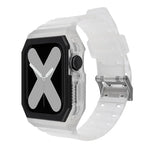 สายรัดข้อมือแบบบูรณาการสองสี สำหรับ Apple Watch Series, 7 41mm / 6&SE&5&4 40mm / 3&2&1 38mm, 7 45mm / 6&SE&5&4 44mm / 3&2&1 42mm