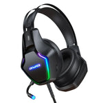 หูฟังเกมมิ่งมีสายพร้อมไฟแอมเบียนต์ awei GM-1 USB + 3.5 มม. พร้อมไมโครโฟน, GM-1