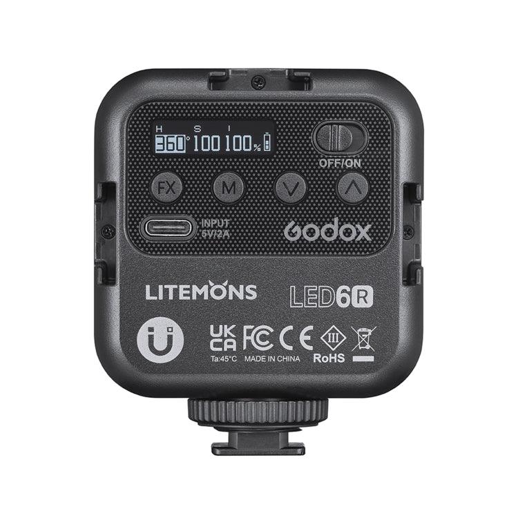 Godox LED-6R ไฟวิดีโอ LED RGB สำหรับถ่ายทำ, LED-6R