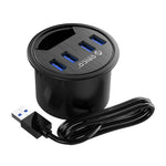 ฮับเดสก์ท็อปมัลติฟังก์ชัน ORICO DESK-4U-BK 4 พอร์ต USB3.0