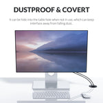 ฮับเดสก์ท็อปมัลติฟังก์ชัน ORICO DESK-4U-BK 4 พอร์ต USB3.0