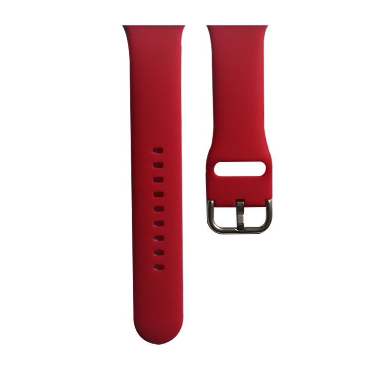 สายซิลิโคน ขนาด: 118mm สำหรับ Apple Watch Series 7 45mm / 6&SE&5&4 44mm / 3&2&1 42mm, ขนาดใหญ่
