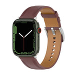 สายหนังแท้ ขนาด: ขนาดเล็ก สำหรับ Apple Watch Series 7 41mm / 6&SE&5&4 40mm / 3&2&1 38mm, ขนาด: ขนาดเล็ก สำหรับ Apple Watch Series 8&7 41mm / SE 2&6&SE&5&4 40mm / 3&2&1 38mm