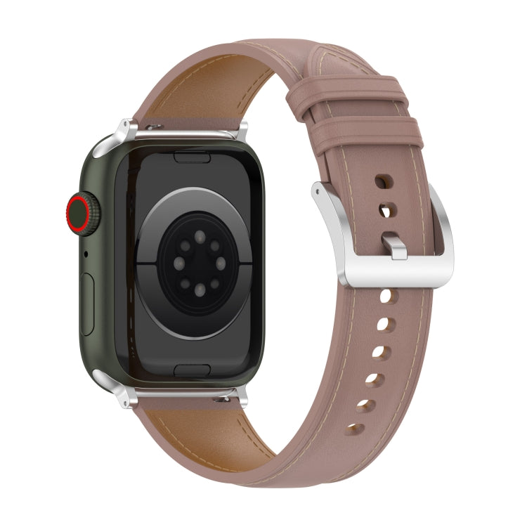 สายหนังแท้ ขนาด: ขนาดฟรี สำหรับ Apple Watch Series 7 45mm / 6&SE&5&4 44mm / 3&2&1 42mm, ขนาด: ขนาดฟรี สำหรับ Apple Watch Ultra 49mm / Series 8&7 45mm / SE 2&6&SE&5&4 44mm / 3&2&1 42mm