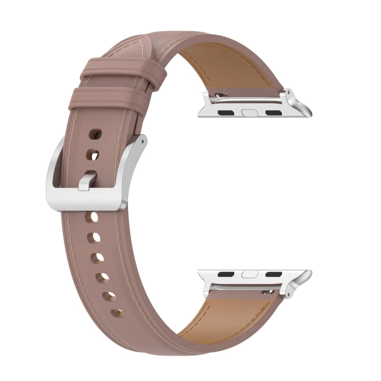 สายหนังแท้ ขนาด: ขนาดฟรี สำหรับ Apple Watch Series 7 45mm / 6&SE&5&4 44mm / 3&2&1 42mm, ขนาด: ขนาดฟรี สำหรับ Apple Watch Ultra 49mm / Series 8&7 45mm / SE 2&6&SE&5&4 44mm / 3&2&1 42mm