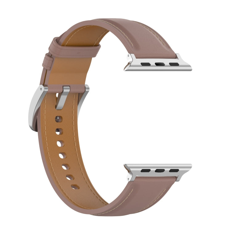 สายหนังแท้ ขนาด: ขนาดฟรี สำหรับ Apple Watch Series 7 45mm / 6&SE&5&4 44mm / 3&2&1 42mm, ขนาด: ขนาดฟรี สำหรับ Apple Watch Ultra 49mm / Series 8&7 45mm / SE 2&6&SE&5&4 44mm / 3&2&1 42mm