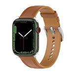 สายหนังแท้ ขนาด: ขนาดฟรี สำหรับ Apple Watch Series 7 45mm / 6&SE&5&4 44mm / 3&2&1 42mm, ขนาด: ขนาดฟรี สำหรับ Apple Watch Ultra 49mm / Series 8&7 45mm / SE 2&6&SE&5&4 44mm / 3&2&1 42mm