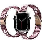 สายสแตนเลสสตีลชุบ สำหรับ Apple Watch Series, 7 41mm / 6&SE&5&4 40mm / 3&2&1 38mm, 7 45mm / 6&SE&5&4 44mm / 3&2&1 42mm