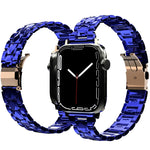 สายสแตนเลสสตีลชุบ สำหรับ Apple Watch Series, 7 41mm / 6&SE&5&4 40mm / 3&2&1 38mm, 7 45mm / 6&SE&5&4 44mm / 3&2&1 42mm