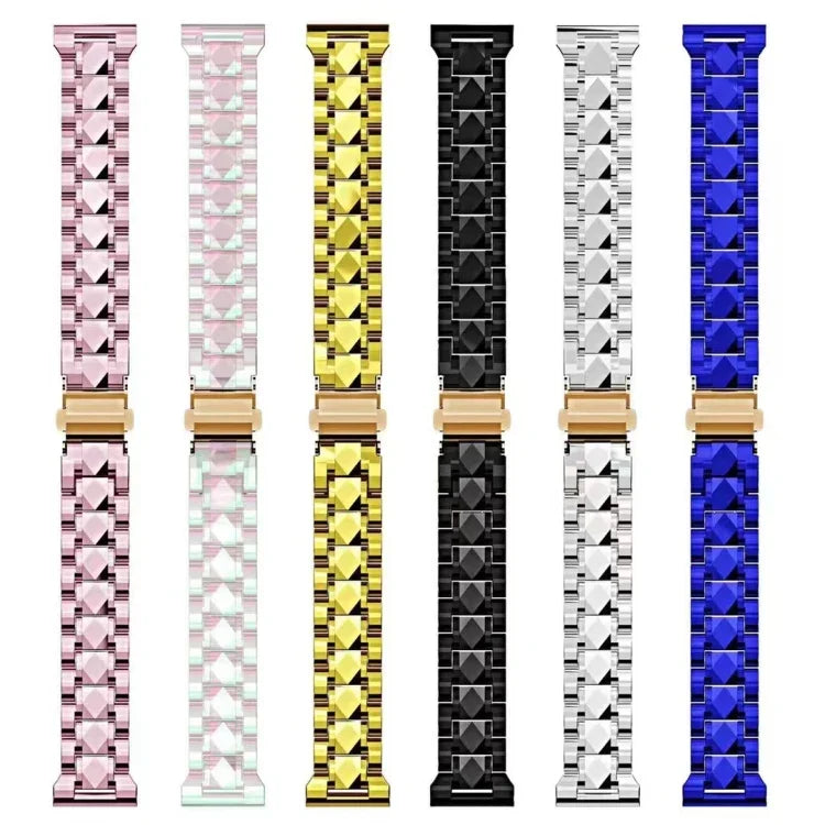 สายสแตนเลสสตีลชุบ สำหรับ Apple Watch Series, 7 41mm / 6&SE&5&4 40mm / 3&2&1 38mm, 7 45mm / 6&SE&5&4 44mm / 3&2&1 42mm