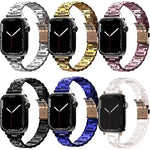 สายสแตนเลสสตีลชุบ สำหรับ Apple Watch Series, 7 41mm / 6&SE&5&4 40mm / 3&2&1 38mm, 7 45mm / 6&SE&5&4 44mm / 3&2&1 42mm