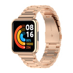Three-bead Steel Watch Band for Xiaomi Redmi Watch 2 Lite International Version, For Xiaomi Redmi Watch 2 Lite International Version