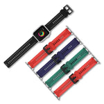 สายรัดข้อมือลายคาร์บอนไฟเบอร์ สำหรับ Apple Watch Series, 7 41mm / 6&SE&5&4 40mm / 3&2&1 38mm, 7 45mm / 6&SE&5&4 44mm / 3&2&1 42mm
