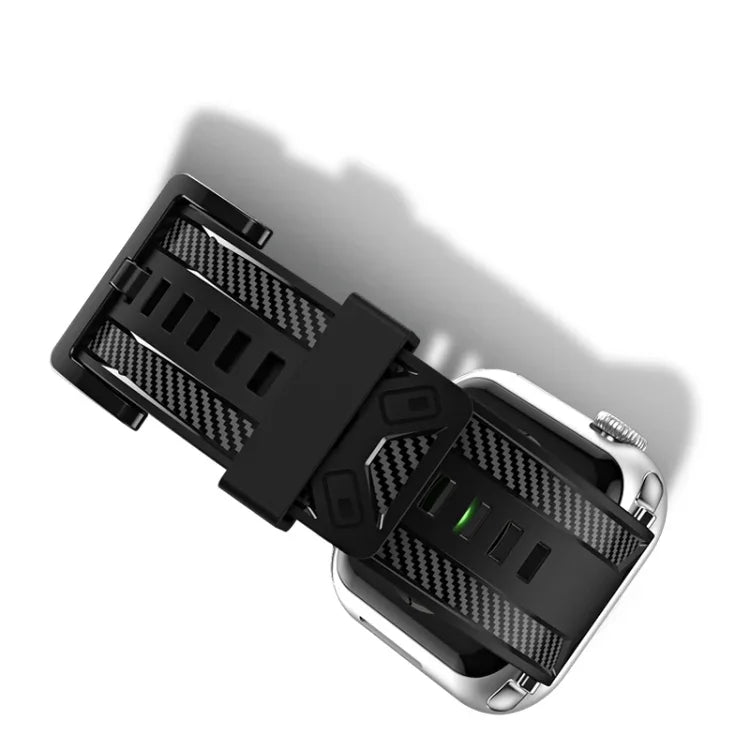 สายรัดข้อมือลายคาร์บอนไฟเบอร์ สำหรับ Apple Watch Series, 7 41mm / 6&SE&5&4 40mm / 3&2&1 38mm, 7 45mm / 6&SE&5&4 44mm / 3&2&1 42mm