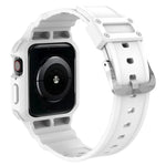 สายรัดข้อมือแบบบูรณาการสีพื้นกันน้ำสามชั้น สำหรับ Apple Watch Series, 7 41mm / 6&SE&5&4 40mm / 3&2&1 38mm, 7 45mm / 6&SE&5&4 44mm / 3&2&1 42mm