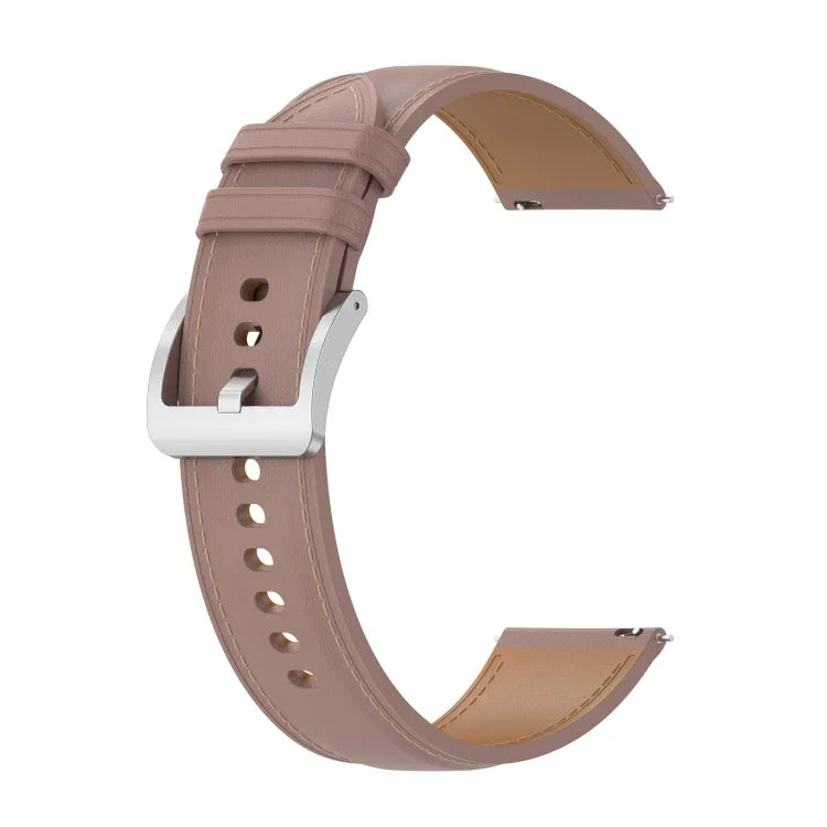 สายรัดนาฬิกาหนังแท้ขนาด 20 มม. สำหรับ Samsung Galaxy Watch4/Watch3 41 มม./Active2/Huawei/นาฬิกาเกมมิ่ง ฯลฯ