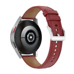 สายรัดนาฬิกาหนังแท้ขนาด 20 มม. สำหรับ Samsung Galaxy Watch4/Watch3 41 มม./Active2/Huawei/นาฬิกาเกมมิ่ง ฯลฯ