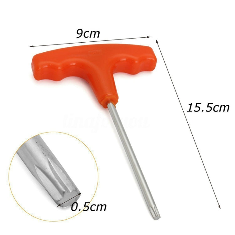 ไขควงแอลเลนด้าม T ขนาด 15 ซม. T27 Torx สำหรับ Stihl Makita, ไขควงแอลเลน