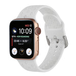 Hollow Out Silicone Watchband For Apple Watch Series, 7 41mm / 6&SE&5&4 40mm / 3&2&1 38mm, 7 45mm / 6&SE&5&4 44mm / 3&2&1 42mm
