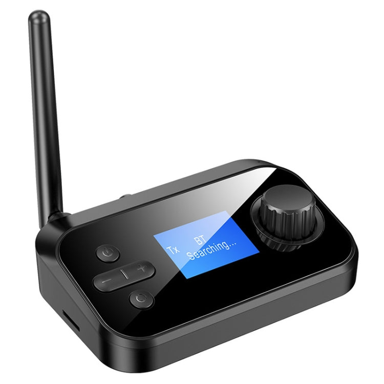 C41 อะแดปเตอร์รับส่งเสียงบลูทูธ 5.0 ไฟเบอร์ออปติก 3 in 1 พร้อมหน้าจอ LCD, C41