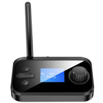 C41 อะแดปเตอร์รับส่งเสียงบลูทูธ 5.0 ไฟเบอร์ออปติก 3 in 1 พร้อมหน้าจอ LCD, C41