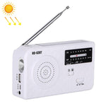 เครื่องเล่นวิทยุ AM/FM สองย่านความถี่พลังงานแสงอาทิตย์ RD-638T พร้อมไฟฉายและฟังก์ชันไดนาโม
