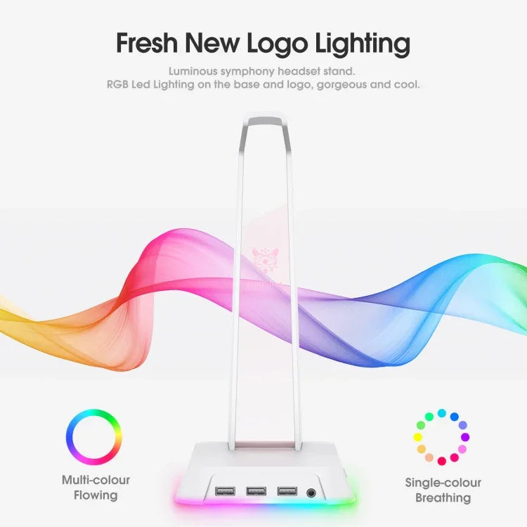 แท่นวางหูฟังพร้อมไฟ RGB ONIKUMA ST-2
