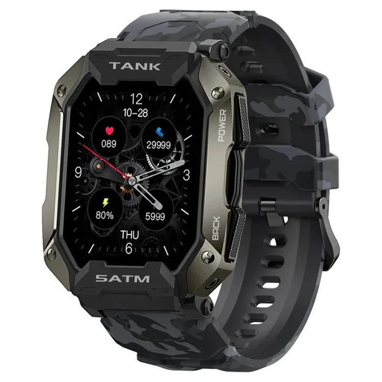 นาฬิกาอัจฉริยะ TANK M1 หน้าจอ TFT 1.72 นิ้ว รองรับการติดตามการนอน / การวัดอัตราการเต้นของหัวใจ