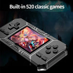 เครื่องเล่นเกมพกพาคลาสสิกหน้าจอ 3.0 นิ้ว S8 มีเกมในตัว 520 เกม, S8 / สีเขียวทหาร, S8 / สีดำ, S8 / สีน้ำเงิน