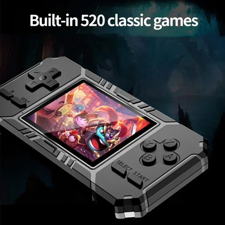 เครื่องเล่นเกมพกพาคลาสสิกหน้าจอ 3.0 นิ้ว S8 มีเกมในตัว 520 เกม, S8 / สีเขียวทหาร, S8 / สีดำ, S8 / สีน้ำเงิน