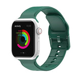 สายรัดนาฬิกาซิลิโคนเย็บ สำหรับ Apple Watch Series, 7 41 มม. / 6&SE&5&4 40 มม. / 3&2&1 38 มม., 7 45 มม. / 6&SE&5&4 44 มม. / 3&2&1 42 มม.