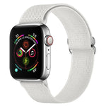 สายรัดนาฬิกาโพลีเอสเตอร์ไนลอน สำหรับ Apple Watch Series, 7 41 มม. / 6&SE&5&4 40 มม. / 3&2&1 38 มม., 7 45 มม. / 6&SE&5&4 44 มม. / 3&2&1 42 มม.