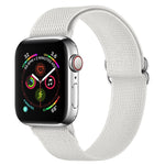 สายรัดนาฬิกาโพลีเอสเตอร์ไนลอน สำหรับ Apple Watch Series, 7 41 มม. / 6&SE&5&4 40 มม. / 3&2&1 38 มม., 7 45 มม. / 6&SE&5&4 44 มม. / 3&2&1 42 มม.