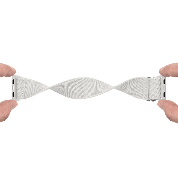 สายรัดนาฬิกาโพลีเอสเตอร์ไนลอน สำหรับ Apple Watch Series, 7 41 มม. / 6&SE&5&4 40 มม. / 3&2&1 38 มม., 7 45 มม. / 6&SE&5&4 44 มม. / 3&2&1 42 มม.