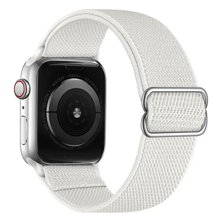 สายรัดนาฬิกาโพลีเอสเตอร์ไนลอน สำหรับ Apple Watch Series, 7 41 มม. / 6&SE&5&4 40 มม. / 3&2&1 38 มม., 7 45 มม. / 6&SE&5&4 44 มม. / 3&2&1 42 มม.
