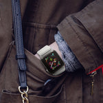 สายรัดนาฬิกาโพลีเอสเตอร์ไนลอน สำหรับ Apple Watch Series, 7 41 มม. / 6&SE&5&4 40 มม. / 3&2&1 38 มม., 7 45 มม. / 6&SE&5&4 44 มม. / 3&2&1 42 มม.