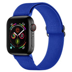 สายรัดนาฬิกาโพลีเอสเตอร์ไนลอน สำหรับ Apple Watch Series, 7 41 มม. / 6&SE&5&4 40 มม. / 3&2&1 38 มม., 7 45 มม. / 6&SE&5&4 44 มม. / 3&2&1 42 มม.