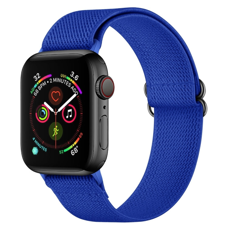 สายรัดนาฬิกาโพลีเอสเตอร์ไนลอน สำหรับ Apple Watch Series, 7 41 มม. / 6&SE&5&4 40 มม. / 3&2&1 38 มม., 7 45 มม. / 6&SE&5&4 44 มม. / 3&2&1 42 มม.